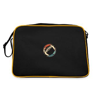 American football - Retro Bag - black/gold - Back