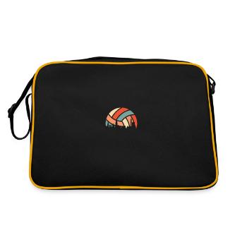 Volley-ball Volley-ball - Sac Retro - noir/or - Dos