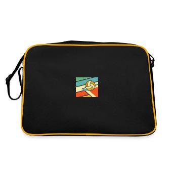 Volley-ball Volley-ball - Sac Retro - noir/or - Dos