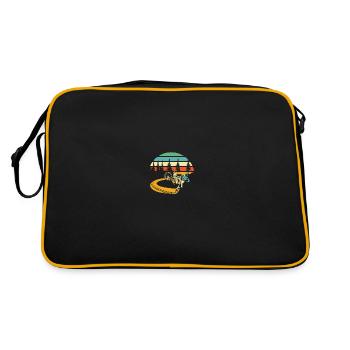 Mx Motocross Dirt Bike - Sac Retro - noir/or - Dos