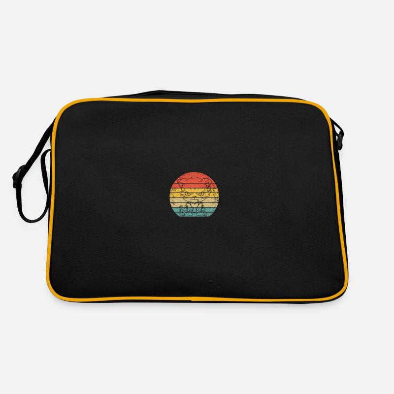 Tiger - Retro Tasche - Schwarz/Gold