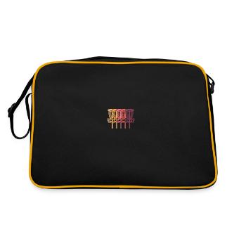 Frisbee Golf Disc Golf - Sac Retro - noir/or - Dos