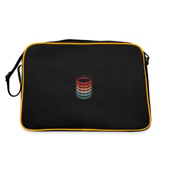 American football - Retro Bag - black/gold - Back