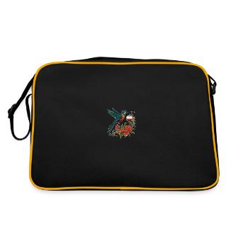 Kolibri Hummingbird Wine Glass - Retro Bag - black/gold - Back