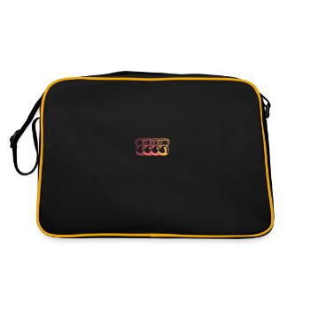Fitness Kettlebell - Sac Retro - noir/or - Dos