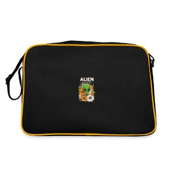 Alien Außerirdischer Alien Girl - Sac Retro - noir/or - Dos