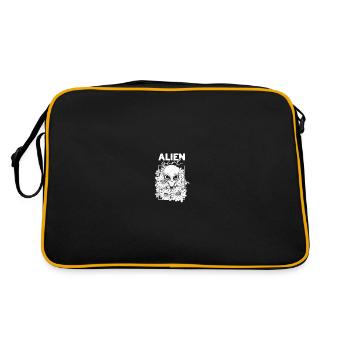 Alien Außerirdischer Alien Girl - Sac Retro - noir/or - Dos