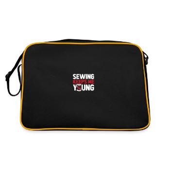 Sewing Sewing Machine - Retro Bag - black/gold - Back