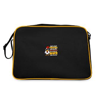 Poule de poulet - Sac Retro - noir/or - Dos