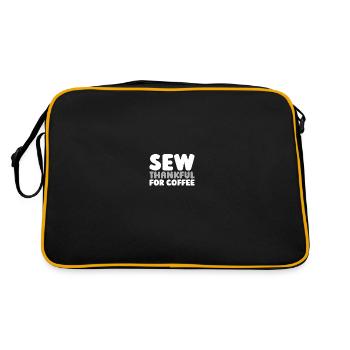 Sewing Sewing Machine Coffee - Retro Bag - black/gold - Back