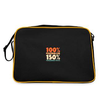 American football - Retro Bag - black/gold - Back