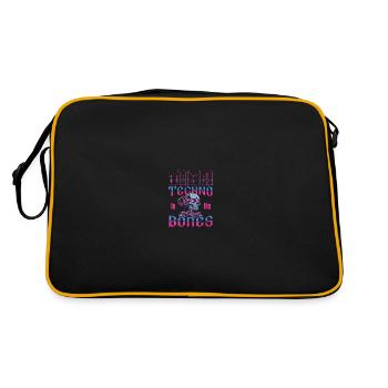 Techno Raver - Sac Retro - noir/or - Dos