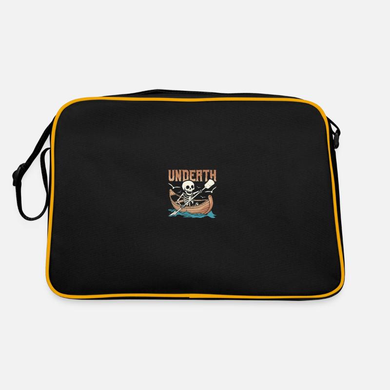 Rowing Rower Skeleton Undeath Retro Bag