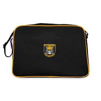 Electrician Electronics Technician Skeleton - Retro Bag - black/gold - Back