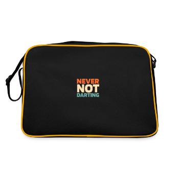 Joueur de fléchettes - Sac Retro - noir/or - Dos