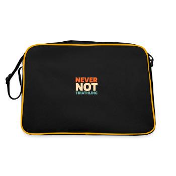 Triathlon Triathlète - Sac Retro - noir/or - Dos