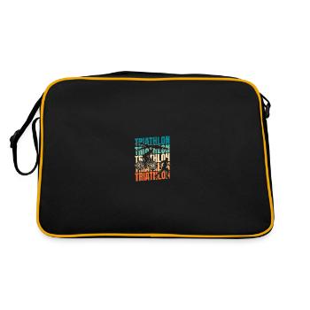 Triathlon Triathlète - Sac Retro - noir/or - Dos