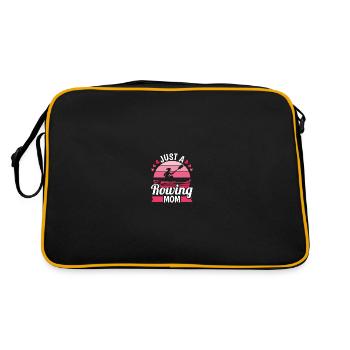 Rameur Maman Juste une Maman Rameur - Sac Retro - noir/or - Dos