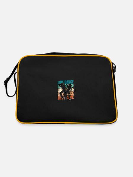 Danse en ligne - Sac Retro - noir/or - Dos