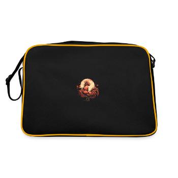 Poule Poule Lune Hurlante - Sac Retro - noir/or - Dos