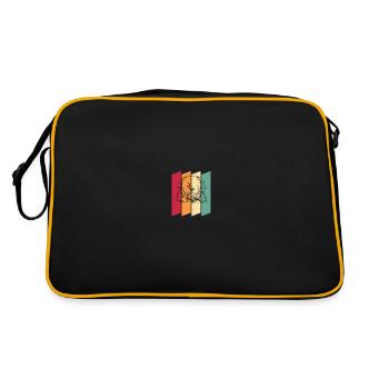 Flamingo Lune Hurlement - Sac Retro - noir/or - Dos