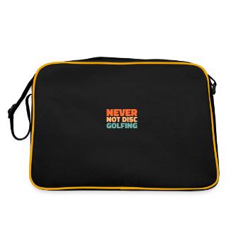 Frisbee Golf Disc Golf - Sac Retro - noir/or - Dos