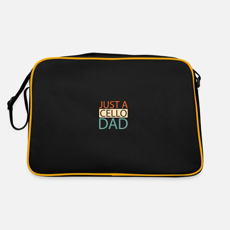 Cello Cellist Just A Cello Dad Retro Tasche