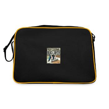 Carpet installer - Retro Bag - black/gold - Back