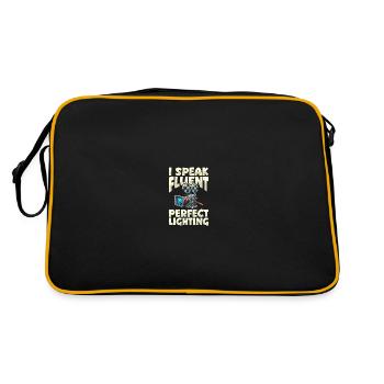 Cameraman - Retro Bag - black/gold - Back
