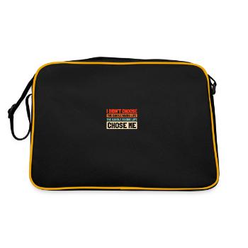 Candle production - Retro Bag - black/gold - Back