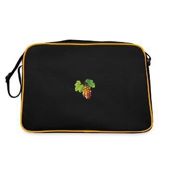 Raisin Fruit - Sac Retro - noir/or - Dos