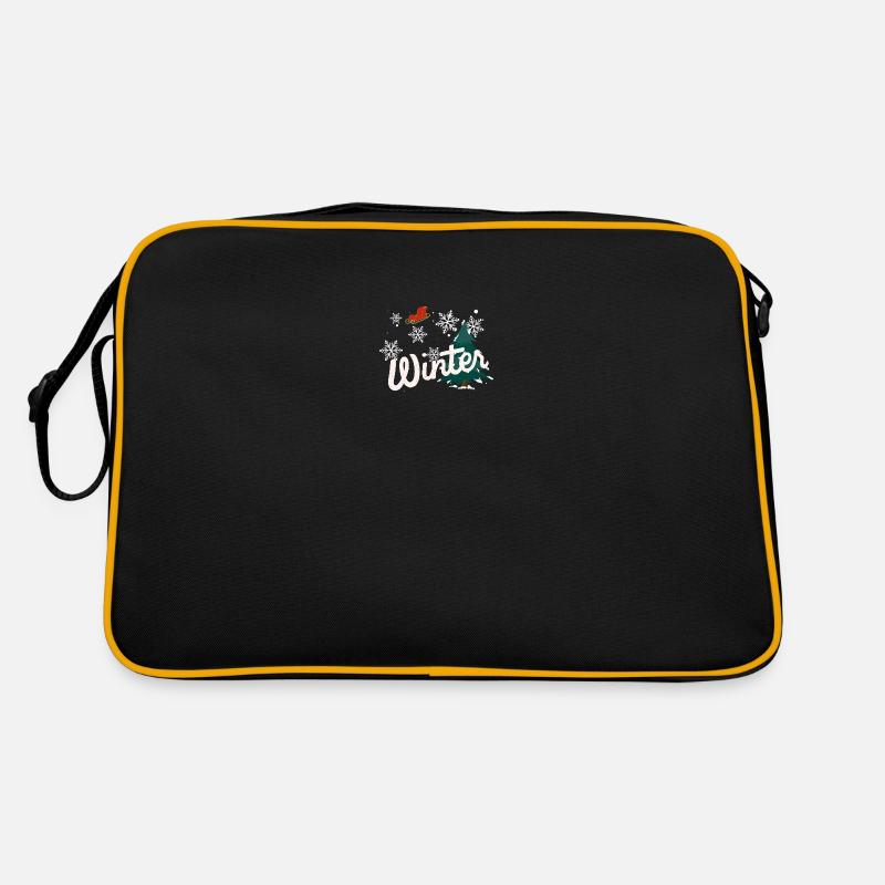 Winter - Retro Bag - black/gold