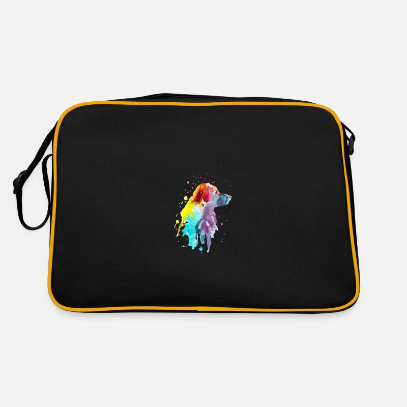 Berger australien - Sac Retro - noir/or
