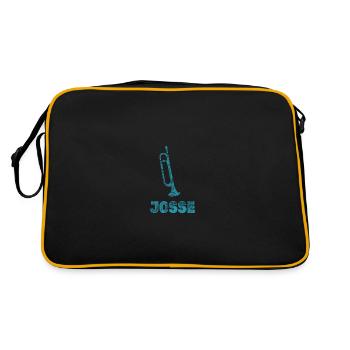 Josse en tant que fanfare - Sac Retro - noir/or - Dos