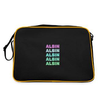 Albin Albin - Sac Retro - noir/or - Dos
