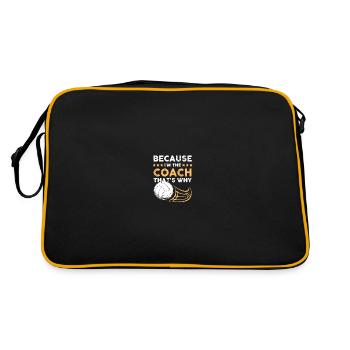 coach coach volleyball - Sac Retro - noir/or - Dos
