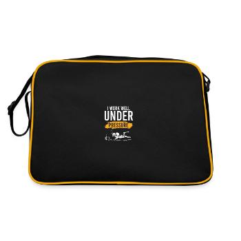 saying diving - Retro Bag - black/gold - Back