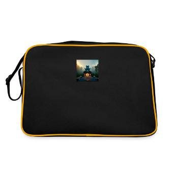 Ancien sanctuaire du dragon - Sac Retro - noir/or - Dos