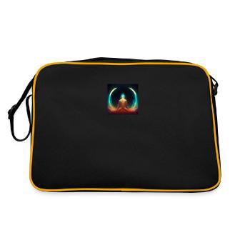 Éveil spirituel - Sac Retro - noir/or - Dos