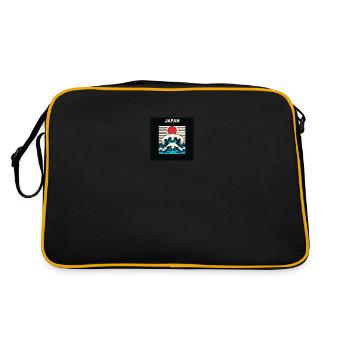 Japan - Sac Retro - noir/or - Dos