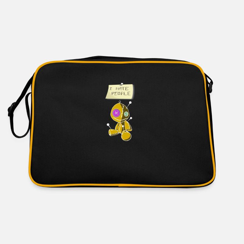 HATE PEOPLE Retro Tasche
