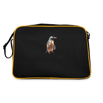 Le Pingouin de bronze - Sac Retro - noir/or - Dos