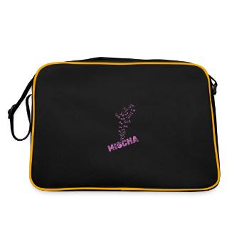 Cadeau pour Mischa - Sac Retro - noir/or - Dos