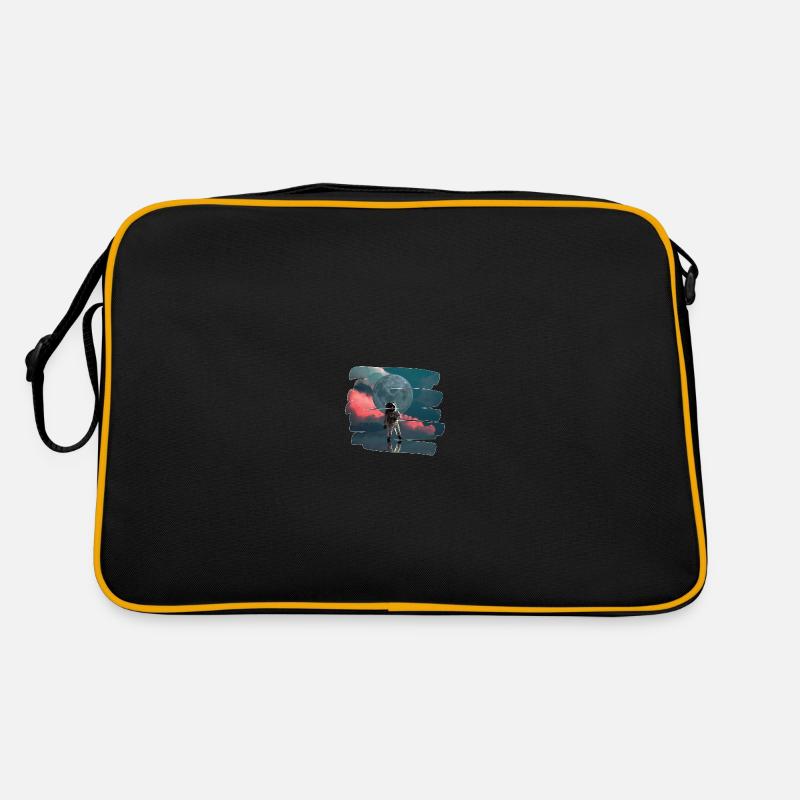 astronaut - Retro Bag - black/gold