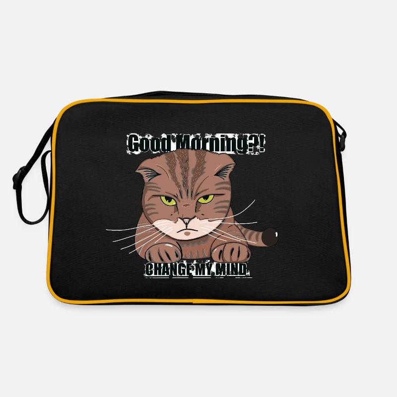 Good Morning Cat - Grumpy Retro Bag