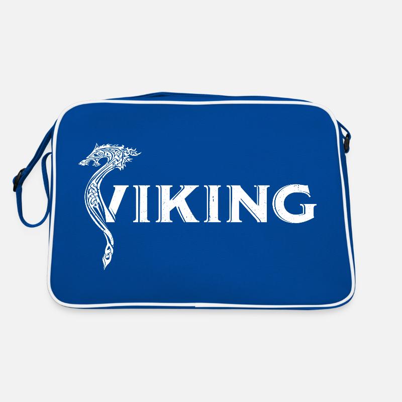 Wikinger Shirt Retro Tasche