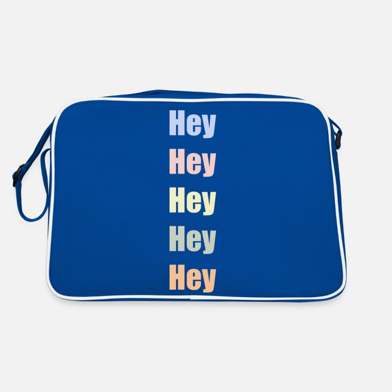 Hey Hey Hey Hello Retro Bag