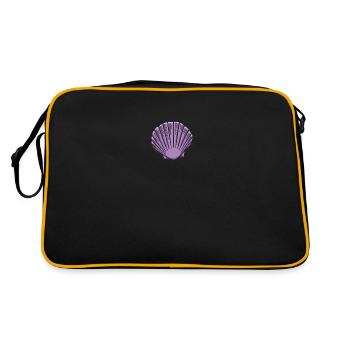 Coquillage Coquillage Mollusques Icône Symbole Mer - Sac Retro - noir/or - Dos