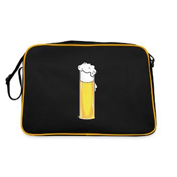 Kölsch T-Shirt Kölschglas beer glass Rhineland Cologne - Retro Bag - black/gold - Back