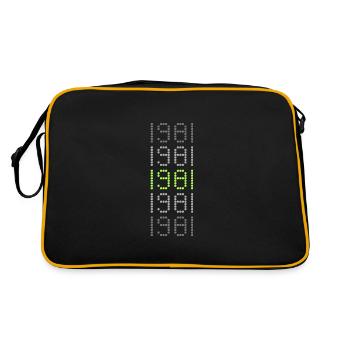 Style 1981 - Sac Retro - noir/or - Dos